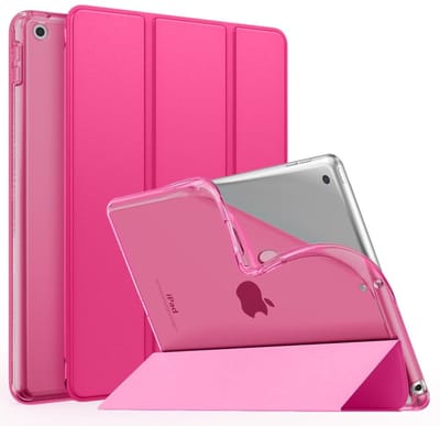 Dailygoods- iPad Hoes - Soft TPU Achterkant - 10.2 Inch - Auto Wake/Sleep - Slim - Lichtgewicht - Bescherming voor iPad 9e/8e/7e Generatie - Tablethoes
