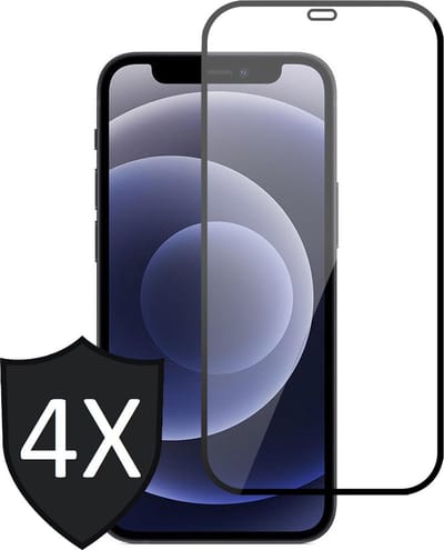 Screenprotector geschikt voor iPhone 13 - 4x FullGuard Screen Protector