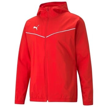 Puma Puma Teamrise Regenjas Sportjas - Maat S  - Mannen - rood
