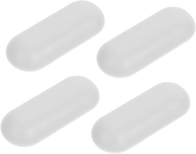 Toiletbril Stootkussens - Toilet Stoppers - Geluiddempend Werken - Antislip Ontwerp - 47x17 mm - Lichtgrijs