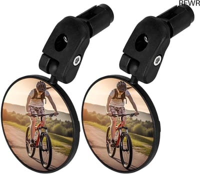 RFWR® Fietsspiegels 2 Stuks - HD Brede Hoek, 360 Graden Verstelbaar