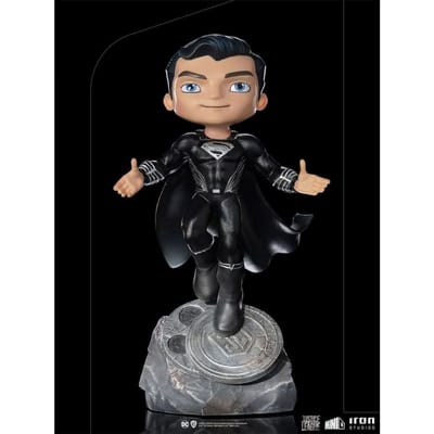 Iron Studios DC Comics Zack Snyder's Black Suit Superman Minico Figure