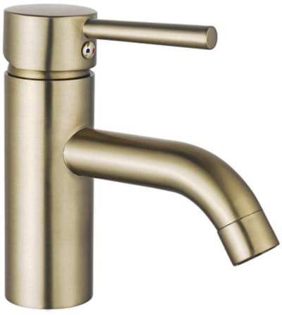 FugaFlow Eccelente Sobrado Badkamer Wastafelkraan - 14.6cm - opbouw - geborsteld messing PVD