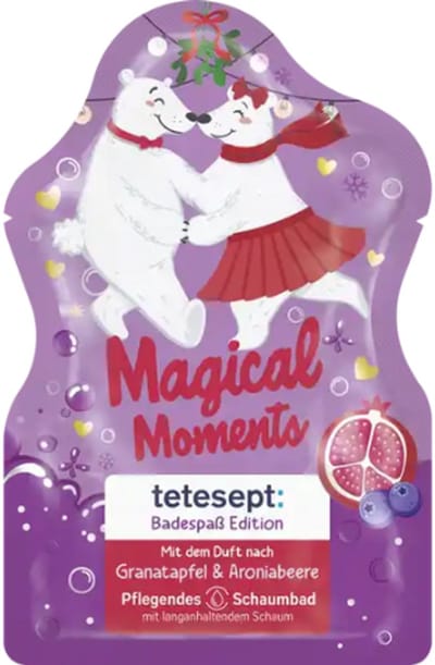 Badschuim Magical Moments - Tetesept | 1x 40ml - Granaatappel & Aroniabes | Badschuim - Limited Edition 2025