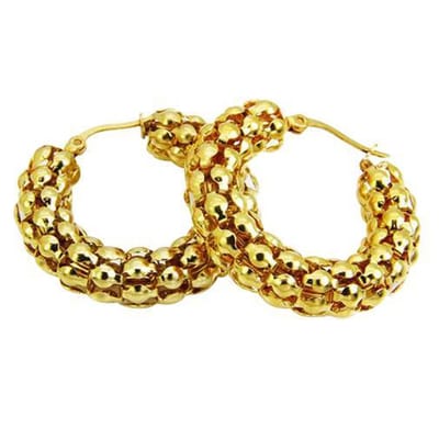 Montebello Oorbellen Baffin Gold - 316L Staal - Bolletjes - ∅40mm - 8mm