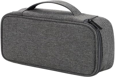 SnelShoppen - Cable Organizer Bag - Elektronica Organizer - Universele Tas voor Kabels, Powerbank, Hard Drives - Minimalistisch Design - Donkergrijs -