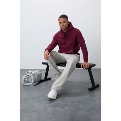 Heren Effen Hoody Sweatshirt Met Zak