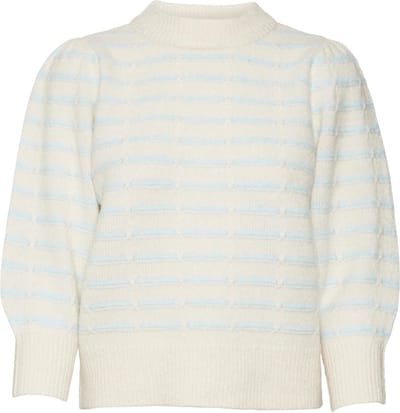 Vero Moda VmLeonor 3/4 O-Neck Pullover Birch WIT M