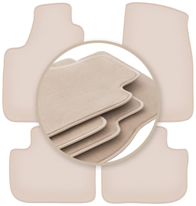 PREMIUM beige vloermatten voor: Chrysler 300C sedan, stationwagen, Touring 2004-2010