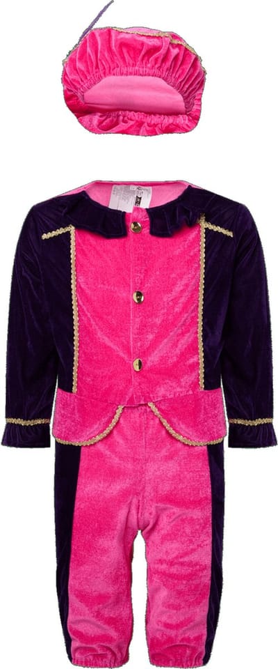 Pietenpak - 3 Delig - Roze/Paars - 4-6 Jaar - Unisex