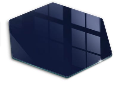 Wallfluent Glazen Snijplanken - Marine Snijplanken Glas - h40 cm - Marine Snijplanken van Glas - Keuken Snijplank Glas - Glazen Snijplank Voor Keuken - Antislip Glazen Snijplank