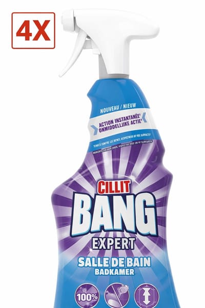 4 x Cillit Bang Badkamer Actieve Reiniger 720 ml