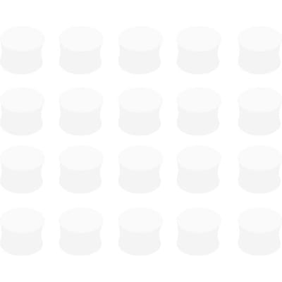 20 stuks toetsstippen gitaar toetspositiemarkering inlegstippen witte parelmoer schelp 3mm wit