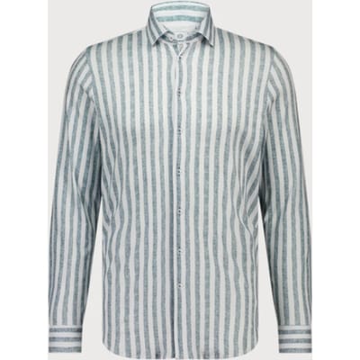 Blue Industry Streepmotief jersey overhemd |