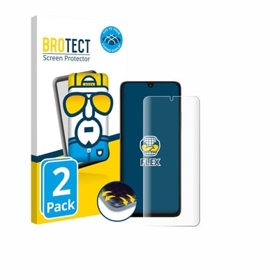 BROTECT - Screenprotector voor Motorola Moto G06 - Folie Beschermfolie transparant volledig dekking - (2 Stuks)