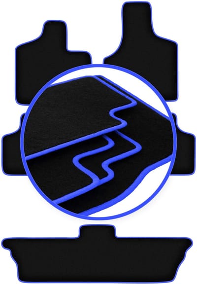 CARLUX-BLUE automatten voor: Chrysler Grand Voyager III 7-zits (2001-2007)