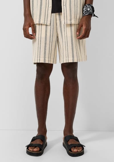 s.Oliver -qs Hosen Offwhite Größe: S | Kurze Sporthosen Outlet | Herren | Weiß