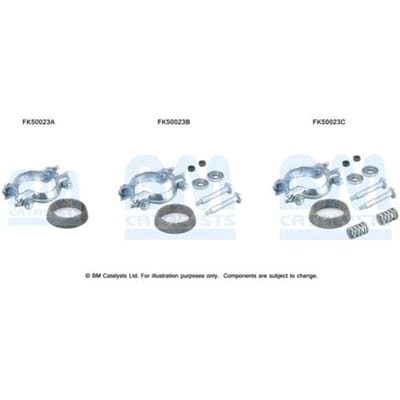 Montageset, uitlaatpijp BM CATALYSTS FK50023B