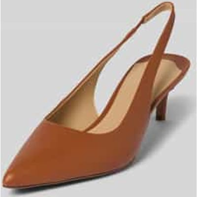Pumps van leer met naaldhak, model 'LOLAH II'