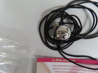 Babylonia - Bola - Zilver hanger met zwart touw - Dolfijn