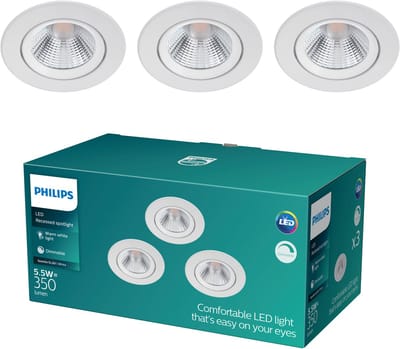Philips SPARKLE SL261 RD 070 5.5W 27K W HV R 3p