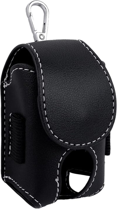 Golfbal Tashouder - Minirugzak met Riemclip & Leer Tee Houder - Draagbare Sportaccessoire voor op de Green - Compact Opbergpouch voor Sleutels en Telefoon