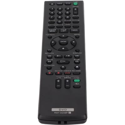DVD Afstandsbediening Vervanging Recorder Speler Afstandsbediening voor RDRAT100 RDRAT200 HX680 HX780 HX980 black