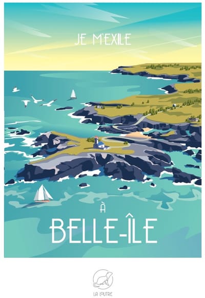 La Loutre puzzel Belle-Île 1000 stukjes legpuzzel eiland.