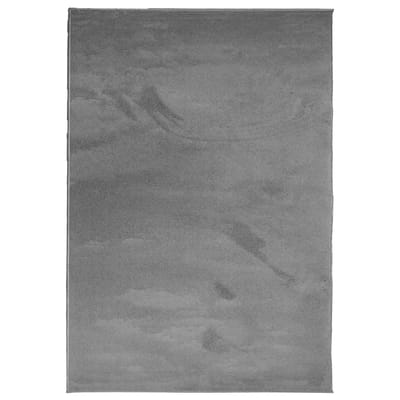 vidaXL - Vloerkleed - OVIEDO - laagpolig - 140x200 - cm - antracietkleurig