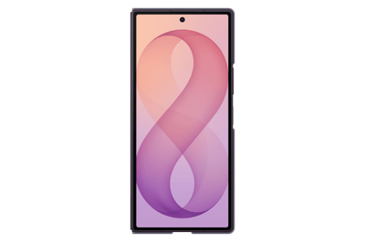 Samsung Galaxy Z Fold 8 Ultra Siliconen Back Cover met Magneet Paars