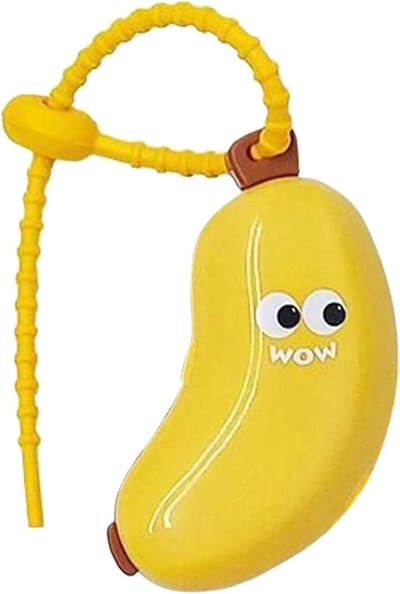Tandenborstel Hoes - Banaan Beschermer - Hygiënisch Reizen - Met Tandpastacompartiment - 1 Stuk - Geel
