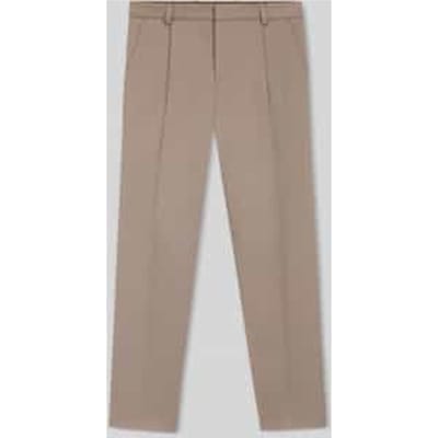 Slim fit bandplooibroek van katoenmix model 'GENRICH'
