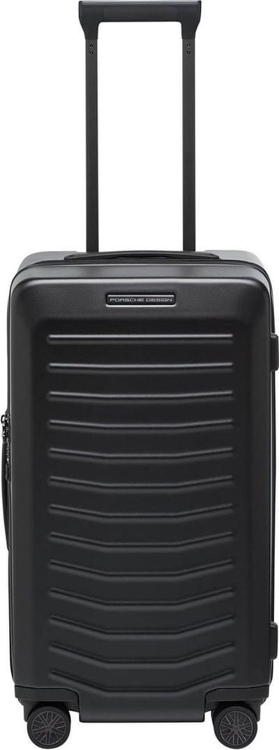 PORSCHE DESIGN Trolley Roadster HC 4W Trunk Black Matte Zwart 65cm