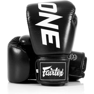 Fairtex BGV1 ONE - Boksershandschoenen - Zwart - Leren - 14oz