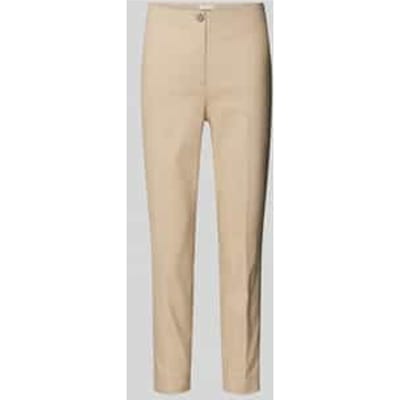 Slim fit stoffen broek met verkort model