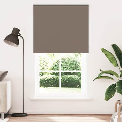 vidaXL - Rolgordijn - verduisterend - koffie - 125x210 - cm - stofbreedte - 121,6 - cm