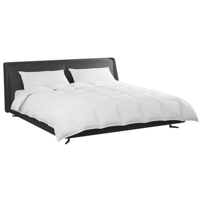 vidaXL - Deken - Set - met - kussen - 3 - st - Wit - Donsveer