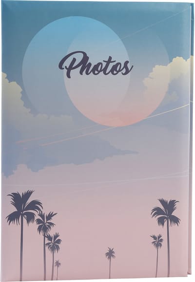 Exacompta 6x Fotoalbum met insteektassen voor 300 foto's 10x15cm SUNSET - Design - 62333E
