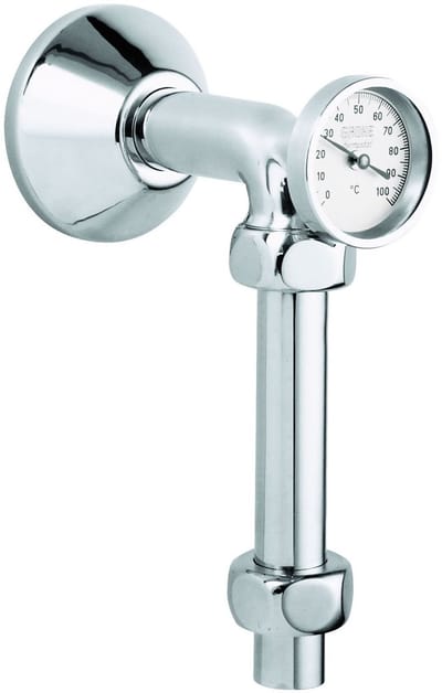GROHE Afvoerbocht 12442 m.thermometer m.knelkoppelingen 3/4\"x1\" chroom, 12442000