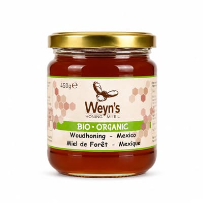 Biologische Woudhoning Mexico - 450g - Weyn's - Honingpot