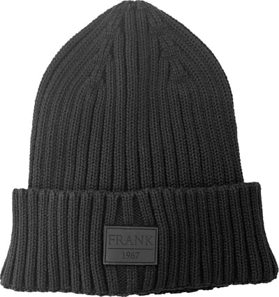 Frank 1967 7FH-001 Beanie Gebreide Muts - 100% Katoen - Heerlijk Warm - Unisex - One Size - Zwart
