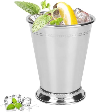 Elegante RVS Cocktailbeker voor Mint Julep en Mojito - 13,5 Ounce - Perfect voor Feestjes en Barbenodigdheden