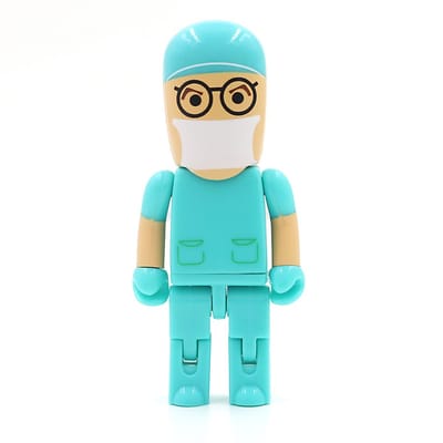 Ulticool USB stick Dokter 64GB (USB 3.0 hoge snelheid) - verpleegkundige - verpleegster geneeskunde nurse anatomie zuster zorg ziekenhuis beterschap - grappige gadgets