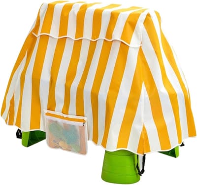 Watertafelhoes Kinderen - Outdoor speelgoedhoes - Bescherming Speelgoed - Waterdicht Anti-UV - 94 x 56 x 65 cm - Oranje