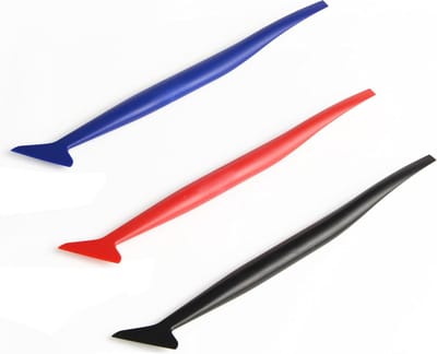 SnelShoppen - Vinyl Wrapping Tool Set - Mini Squeegee, Gap Tool, 3 Hardheden - Perfect voor Auto Wrapping, Stickers, Vensterfolie, Behang, Meubelproje