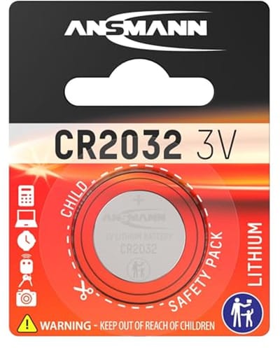 Knoopcelbatterij CR2032 - Lithium 3V voor Autosleutels, Rekenmachines, Afstandsbedieningen en Meer