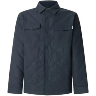 Pepe Jeans Quilted Workshirt Jas Blauw XL Man