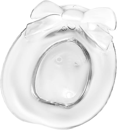 Zitbad Toilet - Bidet Wasbak - Persoonlijke Hygiëne - Ergonomisch Ontwerp - 41x34.5x13.5 cm - Transparant