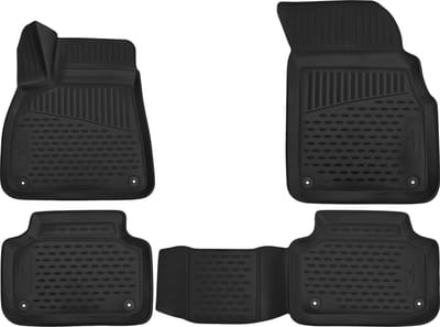 Walser Rubberen Voetmatten XTR geschikt voor Audi Q7 (4MB - 4MG) 2015-Vandaag