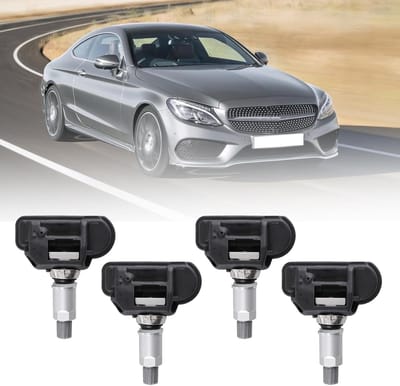 4 Pack RDK Bandenspanning Sensor voor Mercedes W205 W212 W222 W246 W176 - TPMS Sensoren voor Betrouwbare Drukmeting en Veiligheid